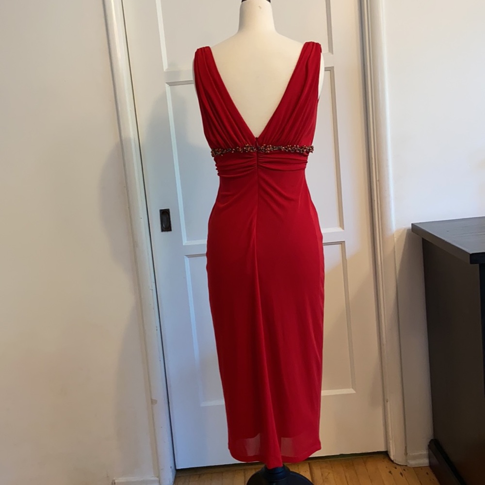 David Meister Red Dress - Picture 5 of 9